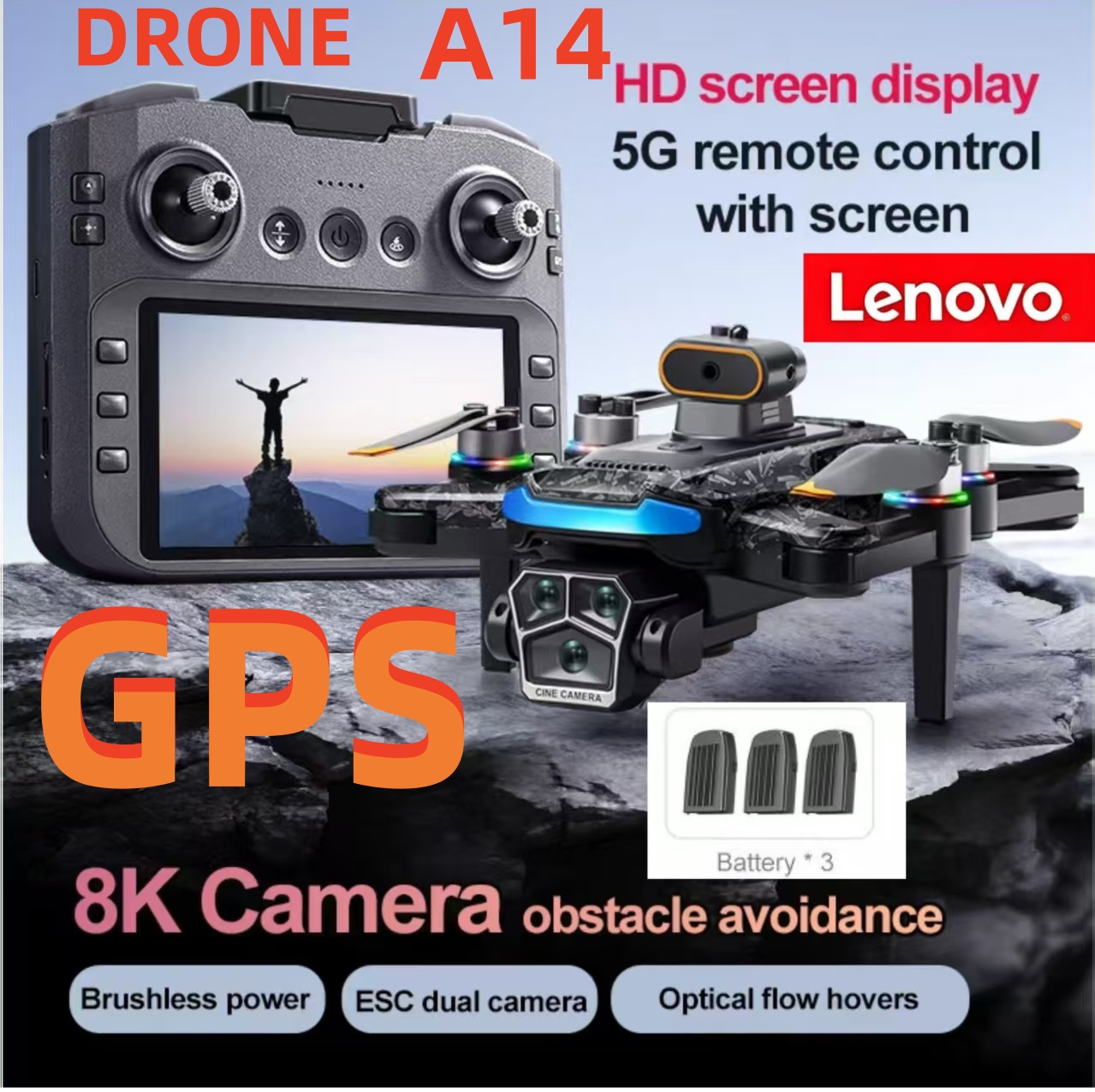 Drone Photogrammetry - New lenovo GPS Drone A14 Pro