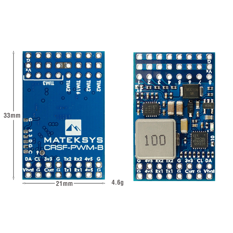Matek CRSF Để PWM Chuyển Đổi C - đánh giá và giá Tbs Fpv Crossfire
