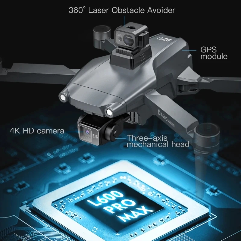 L600 PRO MAX GPS Drone Profess - đánh giá và giá Drone Mapping