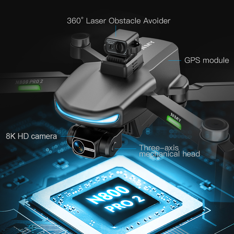 N800 PRO 2 GPS Drone Professio - đánh giá và giá Drone Photogrammetry