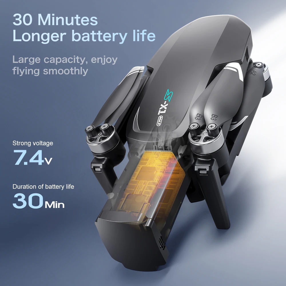 S-X1 MAX GPS Drone Battery 7.4 - đánh giá và giá Drone Mapping