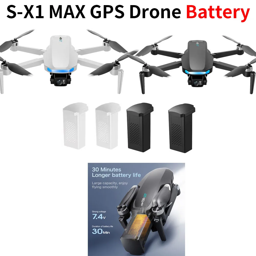 S-X1 MAX GPS Drone Battery 7.4 - đánh giá và giá Drone Mapping